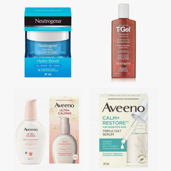  金盒头条：精选 Neutrogena 露得清 & Aveeno 艾惟诺 保湿护肤品7折起！