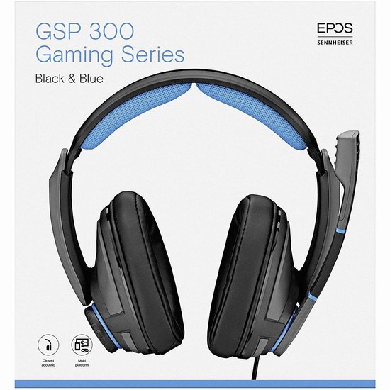 历史新低！Sennheiser 森海塞尔 GSP 300 专业封闭式游戏耳机5.9折 58.98加元包邮！