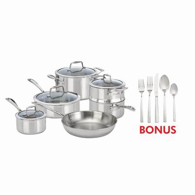 白菜价！精选 Zwilling 双立人 顶级不锈钢锅具、刀具、小家电等3折起+额外满减300加元+最高送价值484.98加元好礼！