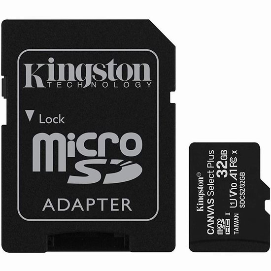  历史新低！Kingston 金士顿 64GB micSDXC 闪存卡6.2折 4.99加元！