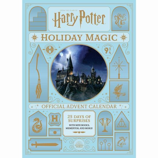  Harry Potter 哈利波特 Holiday Magic 魔法假日 圣诞倒数惊喜套装6.6折 26.4加元！