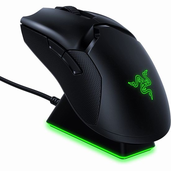  史低价！Razer 雷蛇 Viper Ultimate 超轻无线 带充电座 专业游戏鼠标5折 99.99加元包邮！