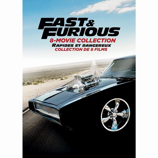  金盒头条：《Fast & Furious 速度与激情》系列电影8部DVD套装 31.99加元！