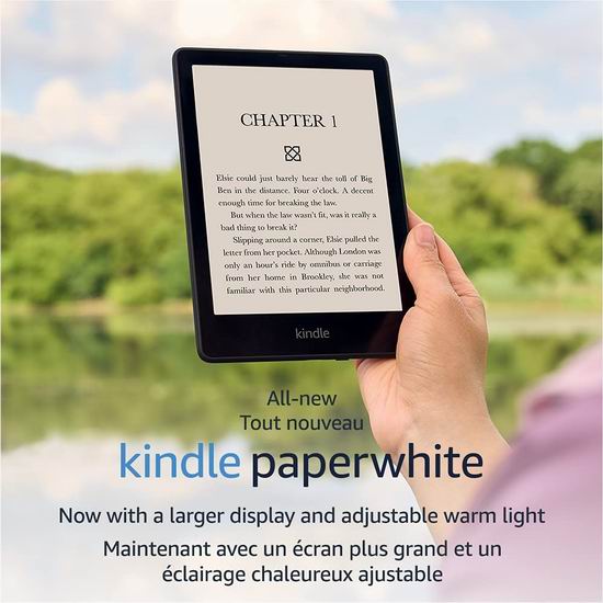  Kindle Paperwhite 6.8英寸超清墨水屏 电子书阅读器7.3折 109.99-119.99加元包邮！