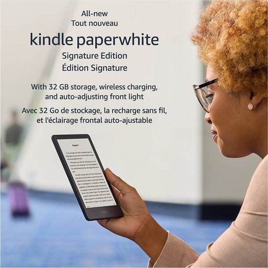 Kindle Paperwhite 6.8英寸超清墨水屏 电子书阅读器（16GB） 124.99加元包邮！
