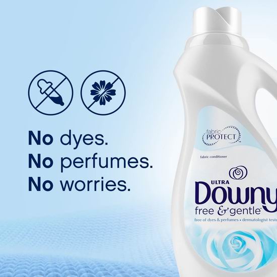  历史新低！Downy 当妮 Ultra Free & Gentle 低过敏 衣物柔顺剂（2.3升，90缸）4.2折 4.18加元清仓！