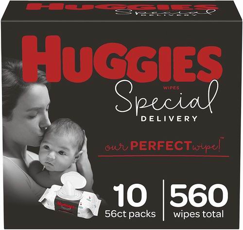  Huggies Special 婴儿湿巾 无香味 低过敏性 560片 18.02加元，原价 24.98加元