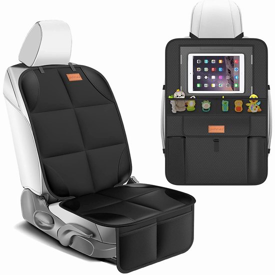 Smart eLf 汽车座椅防脏防踢垫+安全座椅保护垫2件套4折 17.96加元包邮！