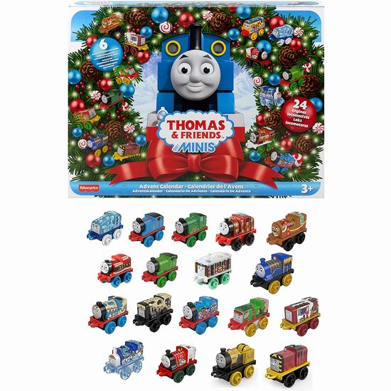  Thomas & Friends MINIS 托马斯小火车24件套 圣诞倒数日历套装 39.99加元包邮！