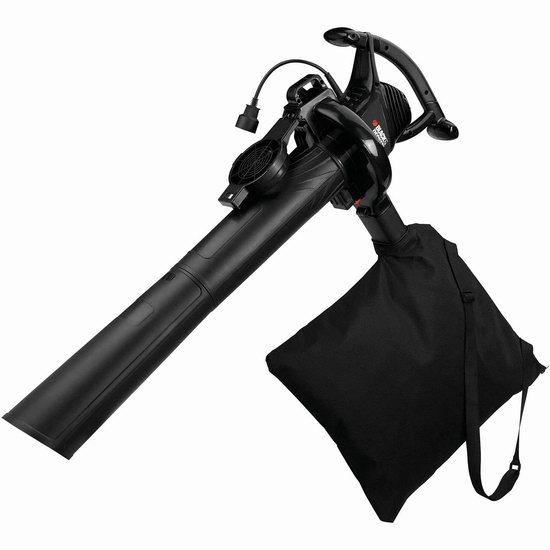  近史低价！BLACK+DECKER BV3100 三合一吹叶机/吹扫机/碎叶机4.6折 49.99加元包邮！