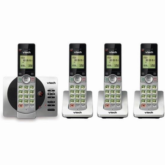 VTech 伟易达 DECT 6.0 CS6929-4 无绳电话系统6.4折 69.98加元包邮！