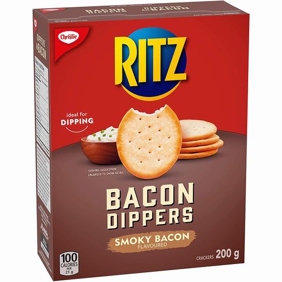  白菜价！历史新低！Ritz Bacon 培根味脆片饼干（200g）2.5折 1加元清仓！