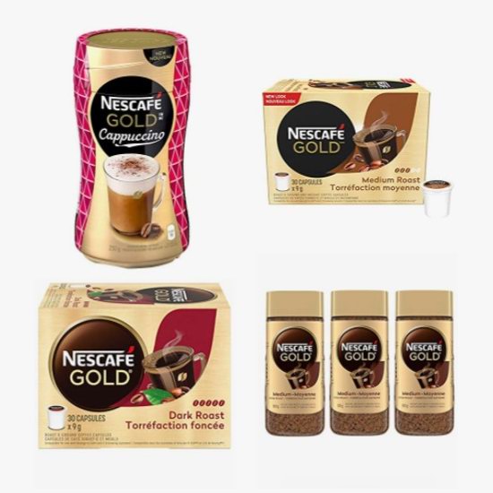  金盒头条：精选多款 Nescafe 雀巢速溶咖啡、咖啡胶囊7折起！