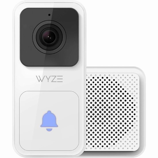  历史新低！Wyze 1080P全高清 智能可视门铃4.5折 49.98加元包邮！