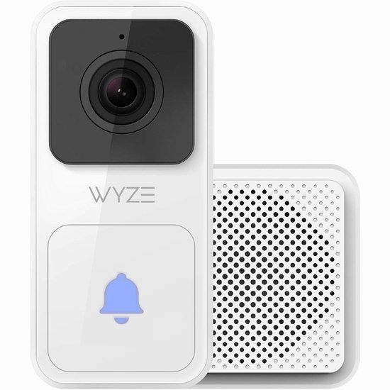  历史最低价！Wyze 1080P全高清 智能可视门铃4.5折 49.98加元包邮！