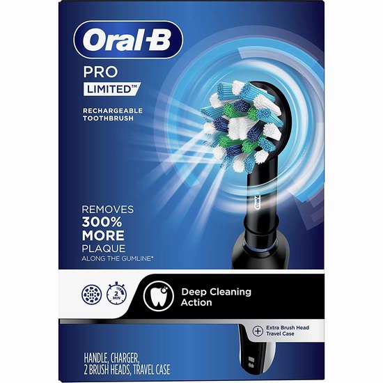  金盒头条：历史新低！Oral-B Pro 限量版 电动牙刷5折 59.99加元包邮！2色可选！会员专享！