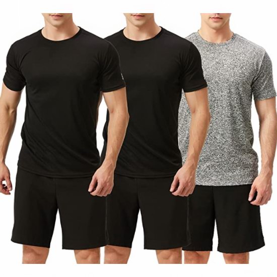  TEXFIT 男式速干T恤3件套4.3折 21.66加元！单件变相7.22加元！5款可选！