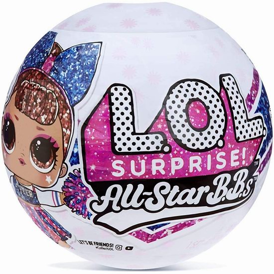  L.O.L. Surprise All-Star B.B. 全明星啦啦队 惊喜娃娃球7折 11.89加元！