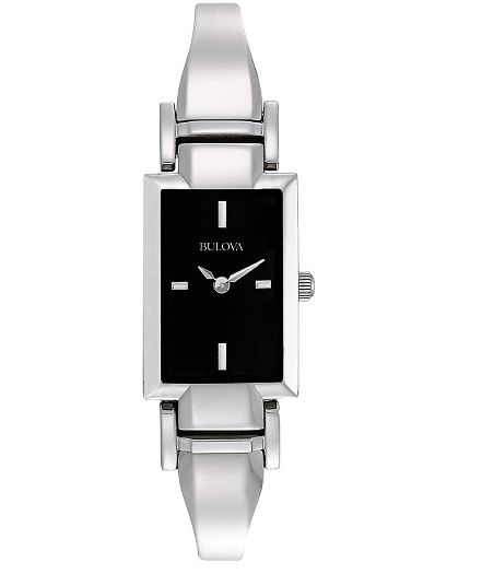  Bulova 96L138 女士方形时尚腕表 68加元，原价 169.42加元，包邮