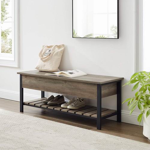  Walker Edison 多功能鞋架储物凳 229.84加元，原价 280.98加元，包邮