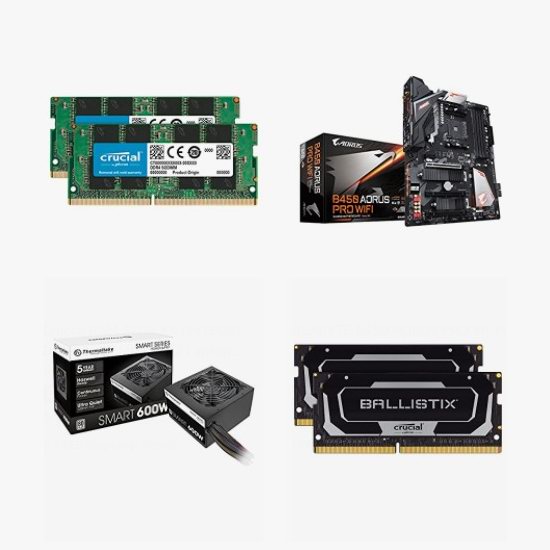  金盒头条：精选 Crucial 英睿达、Thermaltake 曜越、GIGABYTE 技嘉 内存条、主板、电源、降温风扇5.4折起！