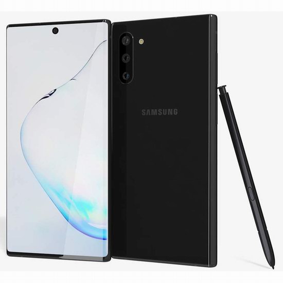  折扣升级！历史新低！Samsung 三星 Galaxy Note 10 6.3英寸解锁版智能手机（256GB）2.9折 388.88加元包邮！