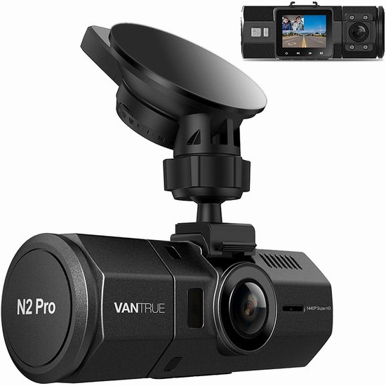  Vantrue N2 Pro 2.5K超高清 双镜头 夜视行车记录仪7.1折 183.99加元包邮！