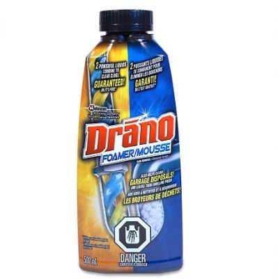  Drano Max Gel 下水道强力疏通液 500毫升 5.38加元