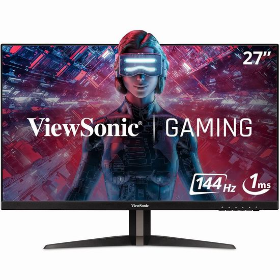  历史新低！ViewSonic 优派 VX2768-2KP-MHD 27英寸 无边框 WQHD 2K超高清 144Hz 1ms IPS 护眼游戏显示器 269.99加元（原价 336.28加元）