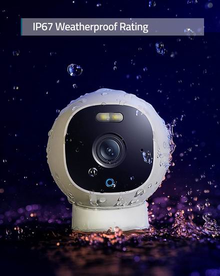 eufy Security Solo C24 2K超高清 AI智能识别 居家安防 室外监控摄像头7.7折 99.99加元包邮！内置聚光射灯，送32GB储存卡！