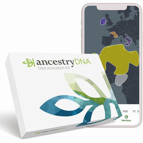  AncestryDNA DNA基因祖源检测6.1折 79加元包邮！