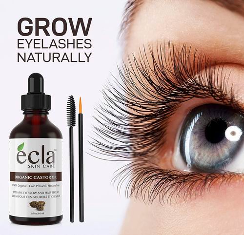  Ecla 有机蓖麻油 60毫升 促进睫毛眉毛生长 14.99加元