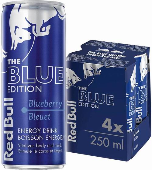  Red Bull 能量饮料 蓝莓味 4×250毫升 7.57加元（原价 9.99加元）