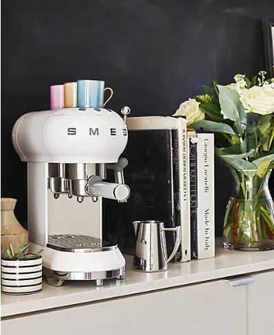  意大利高颜值SMEG厨房用品全场8折，入复古咖啡机、电热水壶、面包机