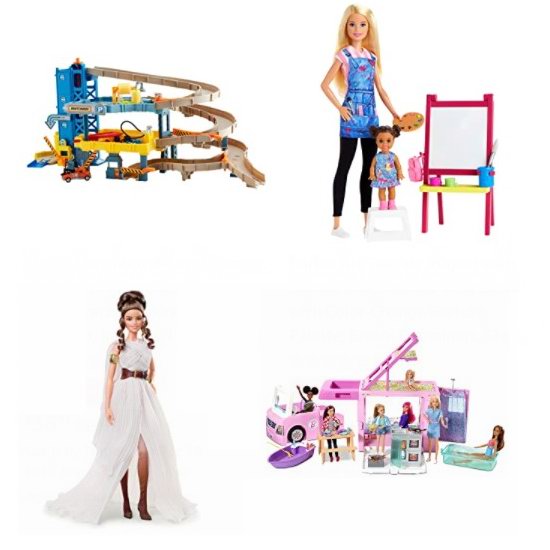  金盒头条：精选 Fisher-Price 费雪、​Barbie、Thomas & Friends 儿童玩具、玩偶、轨道赛车、小火车等5折起！
