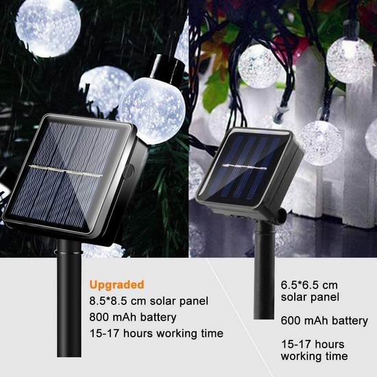  白菜价！历史新低！LiyuanQ 30 LED 23.6英尺太阳能装饰灯串3.2折 12.99加元清仓！