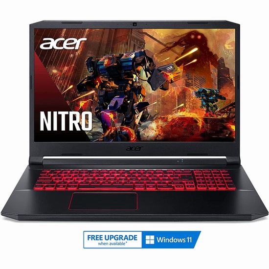  历史新低！Acer 宏碁 Nitro 17.3英寸游戏笔记本电脑（120Hz, 8GB, 512GB SSD, 1650Ti） 999加元包邮！