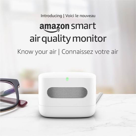  Amazon 智能空气质量监测仪  64.99加元（原价 89.99加元）