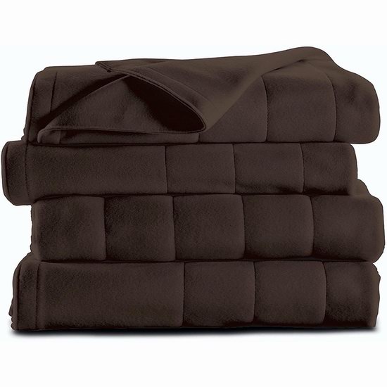  Sunbeam Fleece 可水洗 保暖电热毯 49.58加元包邮！