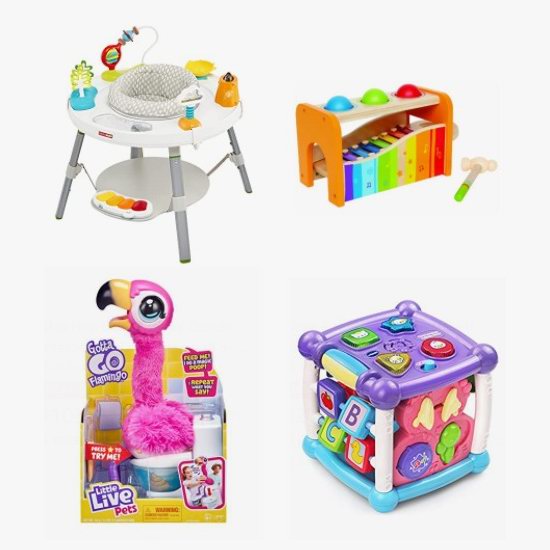  金盒头条：精选 Skip Hop、Fisher-Price、Hape 等品牌2-4岁幼儿益智玩具、游戏椅、玩偶等全场7折！