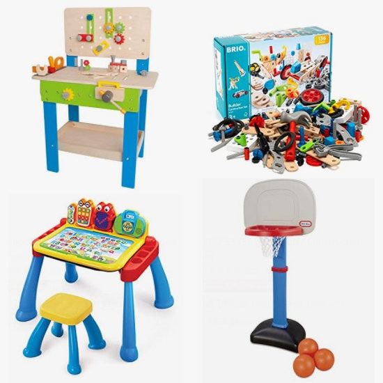  金盒头条：精选多款 Hape、Little Tikes、VTech、BRIO 等品牌益智玩具、轨道车、过家家、迷你篮球架、玩具枪等全场7折！