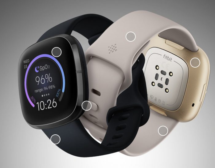  Fitbit Sense 最时尚运动智能手表 6.5折 259.95加元（原价 399.9加元）！监测压力+皮肤温度