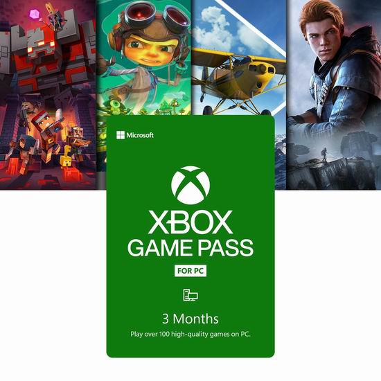  PC版 Xbox Game Pass 游戏通行证首3月仅需1加元，续费5.8折！