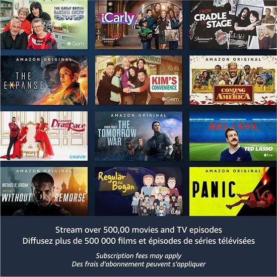 Amazon Fire TV Omni 系列 4K UHD 43/65英寸4K超高清智能电视 419.99-799.99加元包邮！