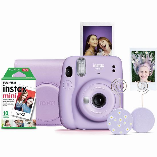  近史低价！Fujifilm Instax Mini 11 拍立得相机超值装 99.99加元包邮！