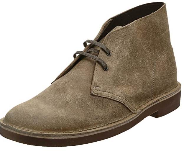  Clarks  Bushacre Chukka 男士麂皮休闲鞋 58.08加元（原价 118加元）+包邮！