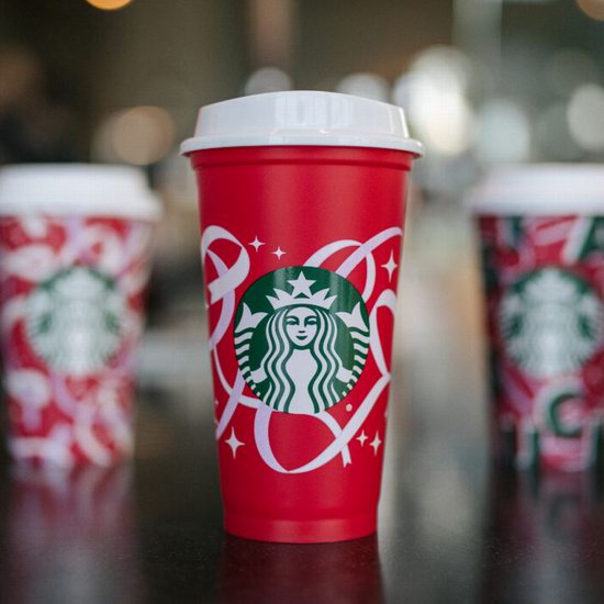  Starbucks 星巴克 购饮品送红色限量版环保杯！仅限今日！