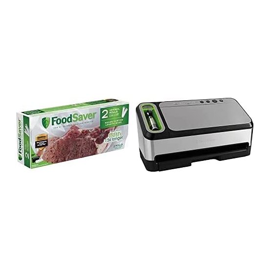  历史新低！FoodSaver V4825 二合一全自动真空密封食物保鲜机+真空袋套装5.6折 164.94加元包邮！延长5倍保鲜期！
