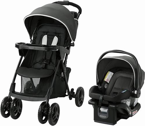  近史低价！Graco Comfy Cruiser 2.0婴儿推车+汽车安全座椅套装 201.82加元（原价 279.99加元）+包邮！