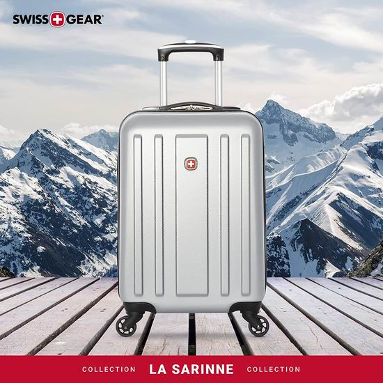  Swiss Gear La Sarinne 20英寸硬壳拉杆行李箱/登机箱6.8折 67.99加元包邮！